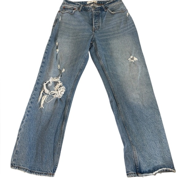 Abercrombie & Fitch Denim - Abercrombie Curve Love Dad high rise 27/4